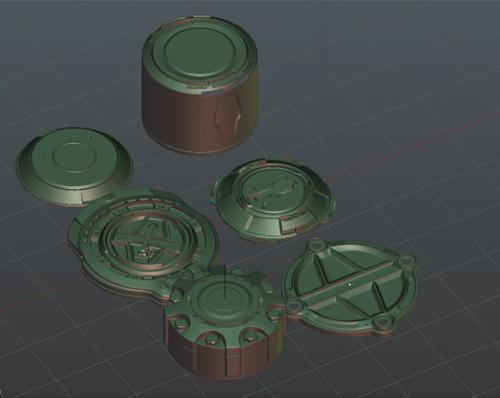 Hard surface objects preview image